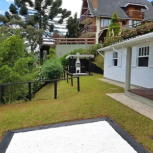 Casa Blanca Com Linda Vista Excelente Internet E 3 Quartos Casa de Férias Campos do Jordão
